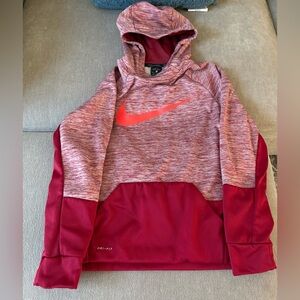 Nike Kids Two-Tone Red Hoodie Jacket